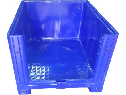 Big Box 1200х1000х760 сплошной, на ножках, с полубоковиной синий купить в Москве