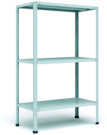 Стеллаж металлический Титан МС-500 1000х700х600 3 полки Стеллаж металлический Титан МС-500 1000х700х600 3 полки