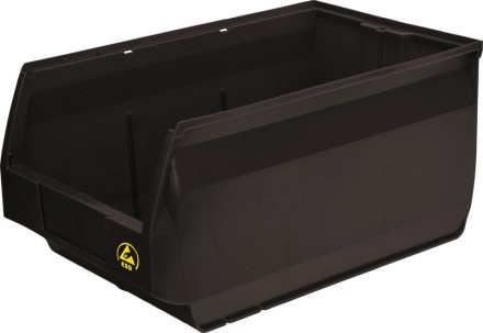 Ящик Venezia 500х310х250 PP, черный антистатичный купить в Москве