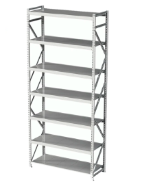 Стеллаж MS Profi 2500х2100х500 7 полок Стеллаж MS Profi 2500х2100х500 7 полок