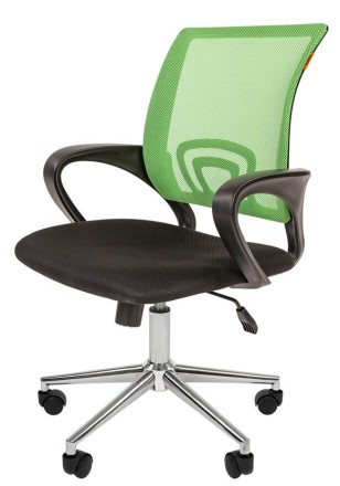 Офисное кресло Chairman 696 Россия TW св-зеленый хром new купить в Москве