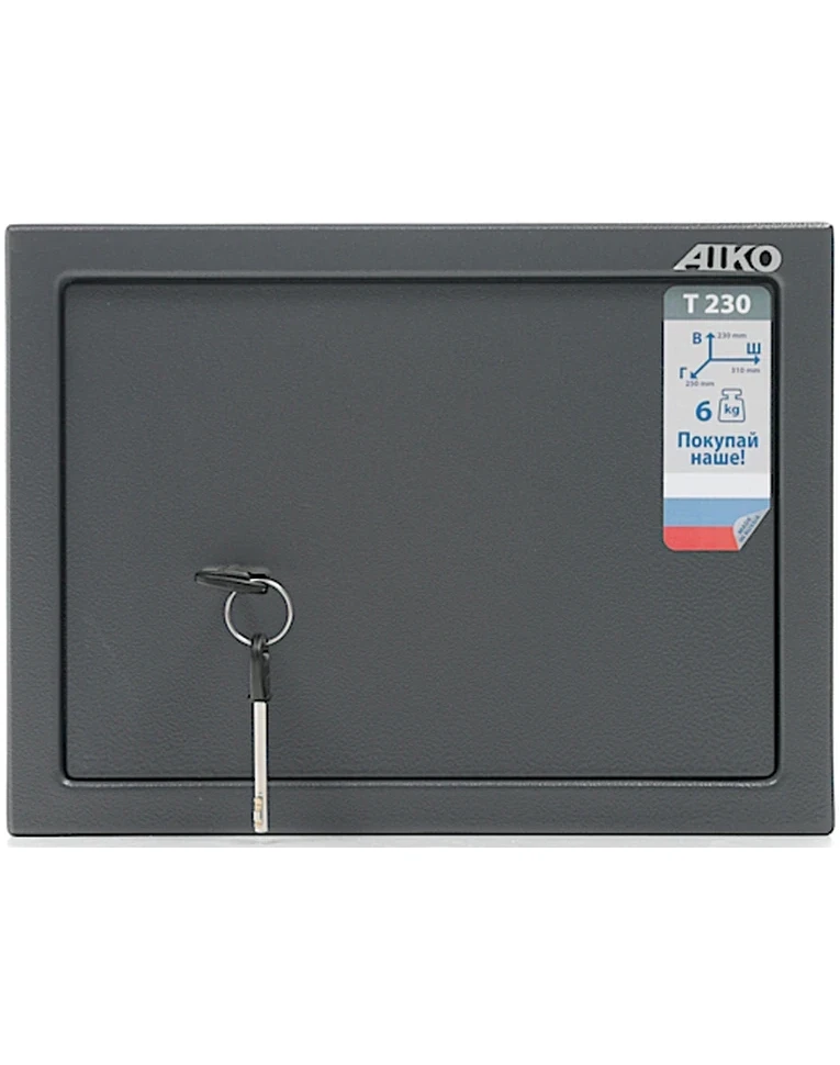 Мебельный сейф Aiko Т-230 KL, вид спереди Мебельный сейф Aiko Т-230 KL, вид спереди