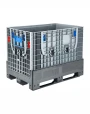 DPF-Box 1208S 1200x800x950 мм сплошной разборный серый на 3-х полозьях с 2-мя откид. дверцами