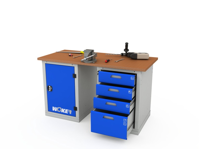 Верстак двухтумбовый WOKER PRO 2104.1200 купить в Москве