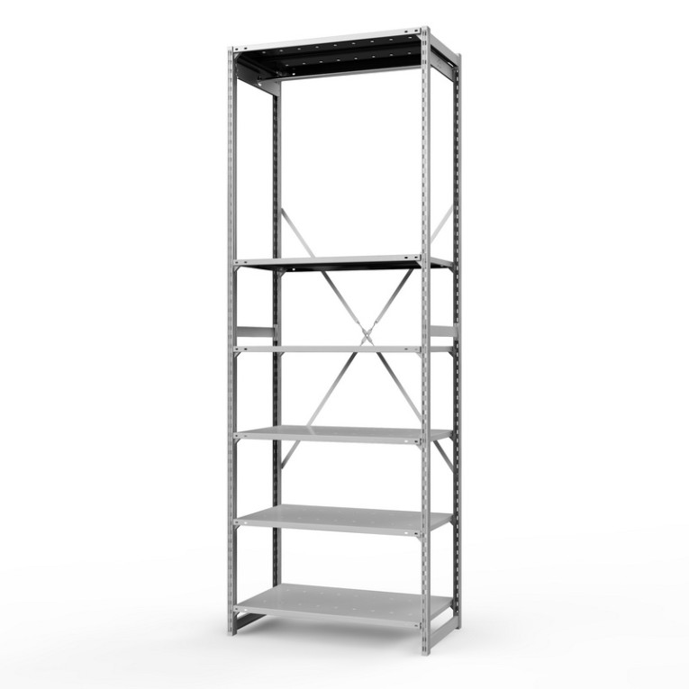 Стеллаж металлический ТСУ Универсал, 3000х1060х600 мм.Штанги: 1шт. Полки: металл перф. 6 шт. купить в Москве