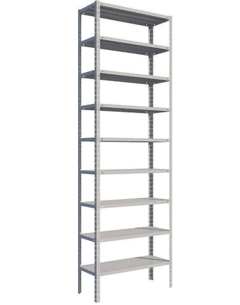Стеллаж MS Standart 1600х1000х300 9 полок купить в Москве