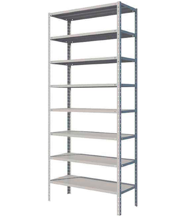 Стеллаж MS Standart 1600х1000х300 8 полок купить в Москве