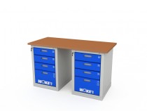 Верстак двухтумбовый WOKER PRO 2404.1500 Верстак двухтумбовый WOKER PRO 2404.1500