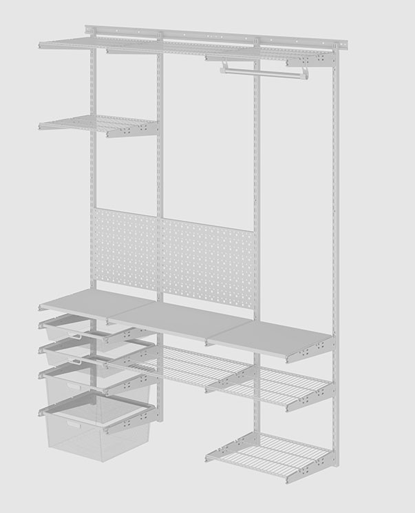 Гардеробная система Практик Home Дача 1 купить в Москве Гардеробная система Практик Home Дача 1 купить в Москве