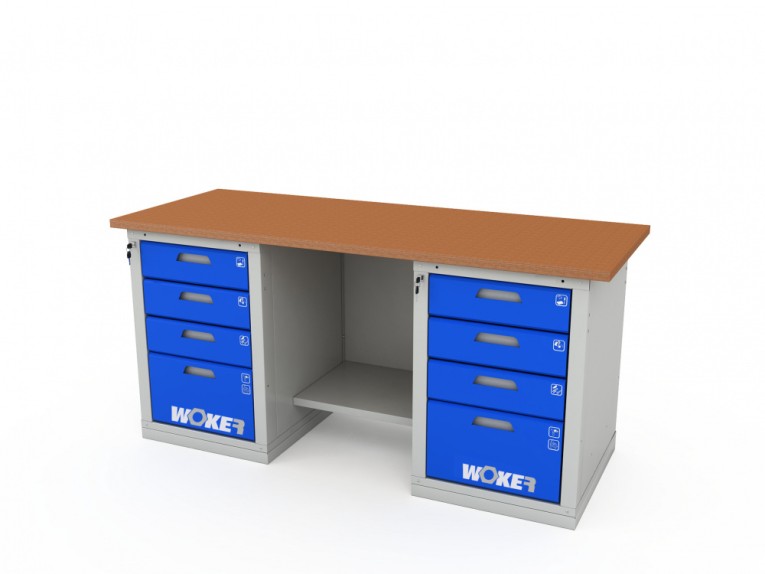 Верстак двухтумбовый WOKER PRO 2404.1800 купить в Москве