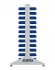 Стеллаж для пластиковых лотков SORTEX двухсторонний 1500x1000x800.01 купить в Москве