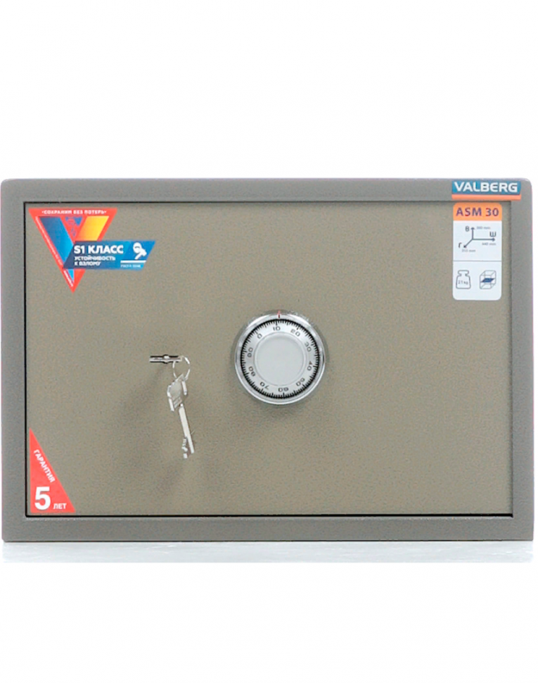 Мебельный сейф Valberg ASM-30 CL купить в Москве