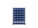 Стеллаж для пластиковых лотков SORTEX двухсторонний 1500x1000x800.03 купить в Москве