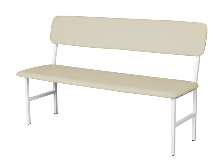 Банкетка медицинская со спинкой МД БС (слоновая кость) купить в Москве