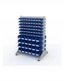 Стеллаж для пластиковых лотков SORTEX двухсторонний 1500x1000x800.04