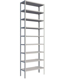 Стеллаж MS Standart 2000х700х500 9 полок Стеллаж MS Standart 2000х700х500 9 полок