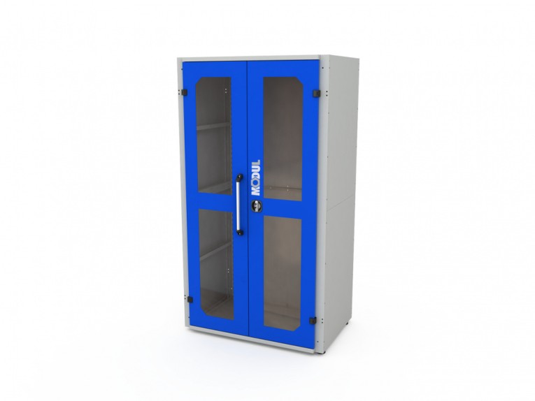 Корпус шкафа для инструментов MODUL XL с дверями со смотровыми окнами купить в Москве