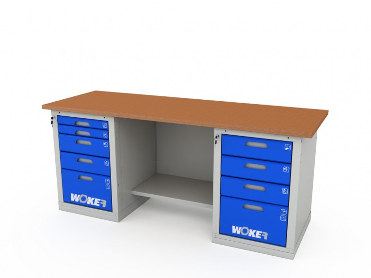 Верстак двухтумбовый WOKER PRO 2504.2000 купить в Москве