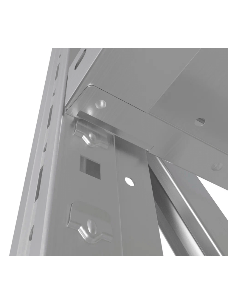Стеллаж MS U 2500x1500x800 6 полок (200 кг, перф) купить в Москве Стеллаж MS U 2500x1500x800 6 полок (200 кг, перф) купить в Москве