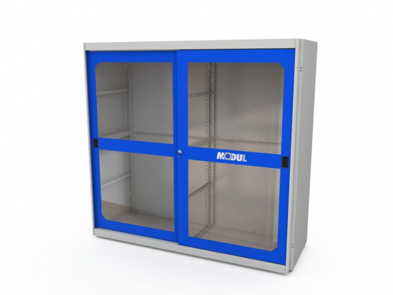 Корпус шкафа для инструментов MODUL XXL с дверями со смотровыми окнами купить в Москве