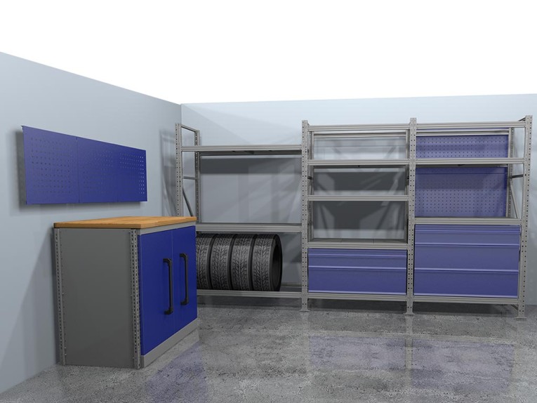 Стеллажная система хранения №1 Гараж купить в Москве