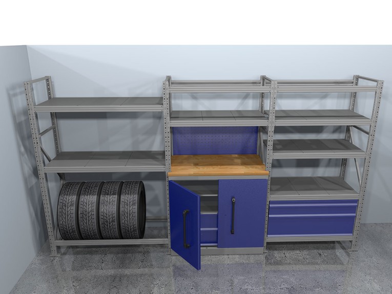 Стеллажная система хранения №2 Гараж купить в Москве