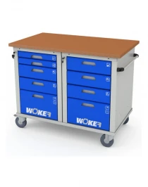 Верстак мобильный двухтумбовый WOKER PRO 2504.1200 Верстак мобильный двухтумбовый WOKER PRO 2504.1200