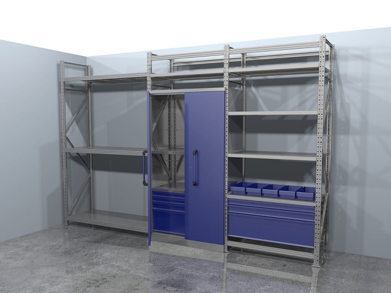 Стеллажная система хранения №3 Гараж купить в Москве