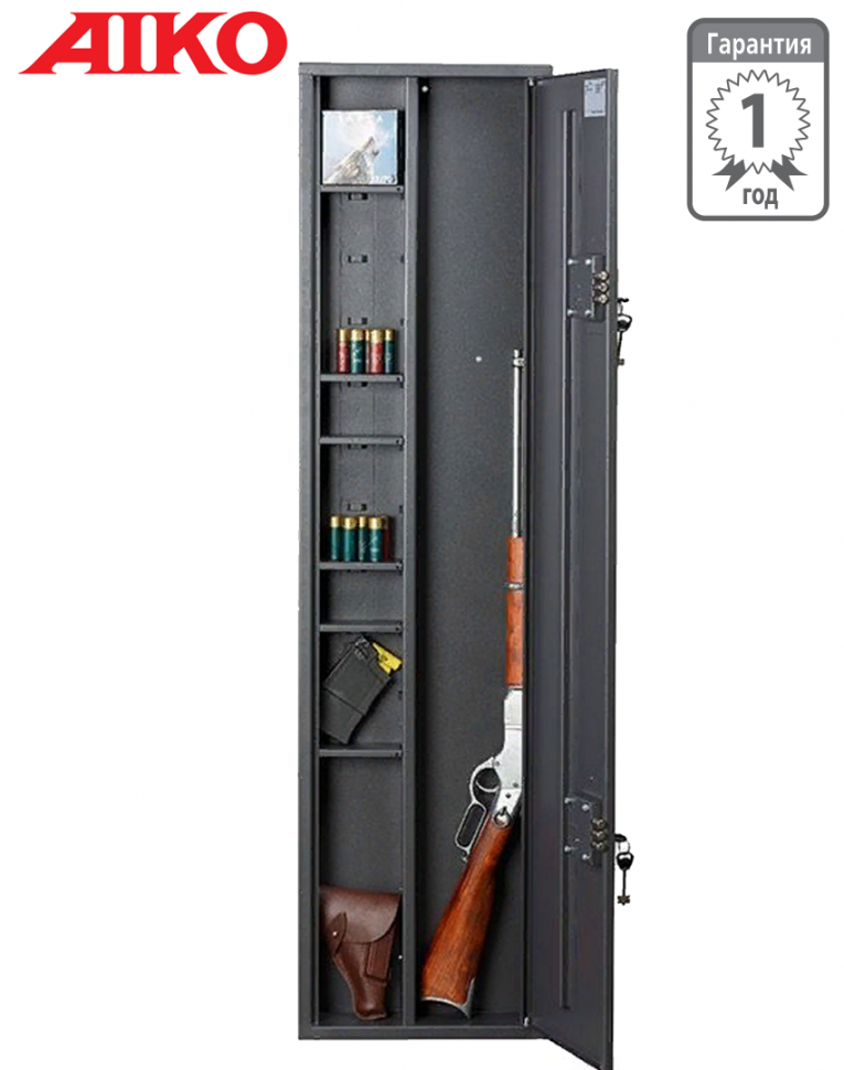 Узкий сейф для оружия Aiko Чирок 1409 (глубина 9 см) купить в Москве Узкий сейф для оружия Aiko Чирок 1409 (глубина 9 см) купить в Москве