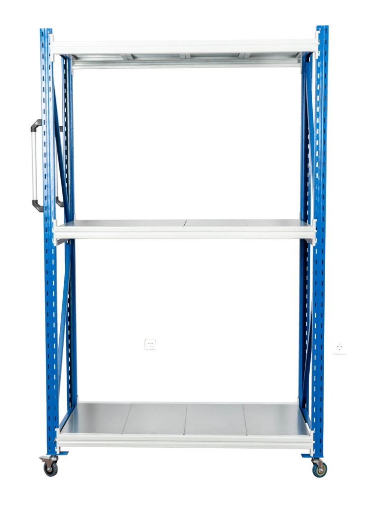 Стеллаж мобильный БиКом СТ-4 250x90x90 3 полки купить в Москве