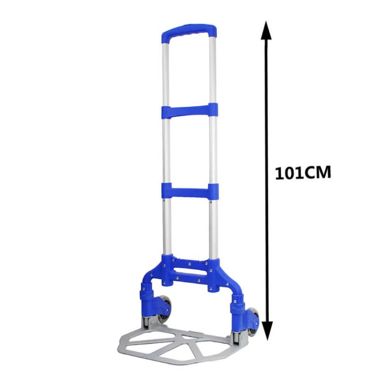 Тележка грузовая двухколесная складная PT-70 г/п 70 кг, колеса полиуретан 100 мм купить в Москве
