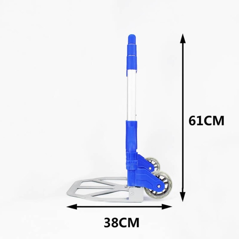 Тележка грузовая двухколесная складная PT-70 г/п 70 кг, колеса полиуретан 100 мм купить в Москве