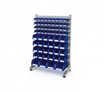 Стеллаж для пластиковых лотков SORTEX односторонний 1500x1000x450.05 Стеллаж для пластиковых лотков SORTEX односторонний 1500x1000x450.05