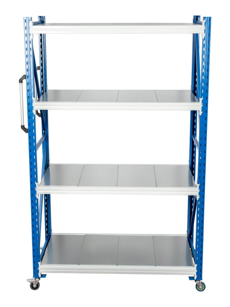 Стеллаж мобильный БиКом СТ-4 200x150x80 4 полки купить в Москве Стеллаж мобильный БиКом СТ-4 200x150x80 4 полки купить в Москве