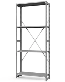 Стеллаж ТСУ 3500x700x300 4 полки (300 кг, металл) Стеллаж ТСУ 3500x700x300 4 полки (300 кг, металл)