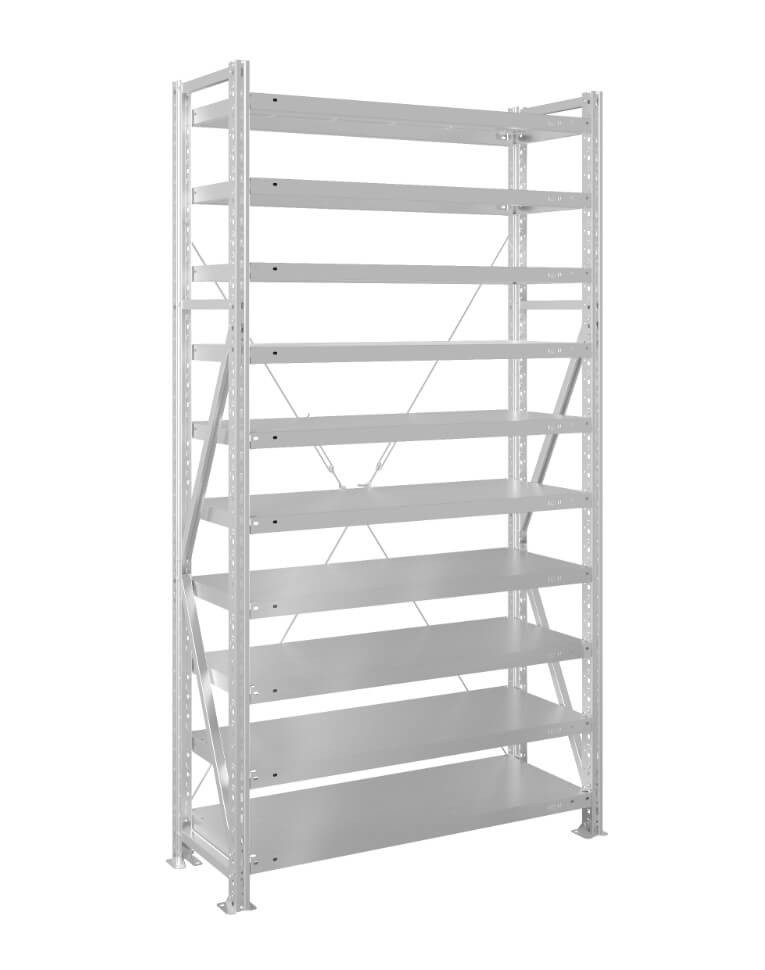 Стеллаж MS U 2000x1500x500 10 полок (300 кг, металл) купить в Москве