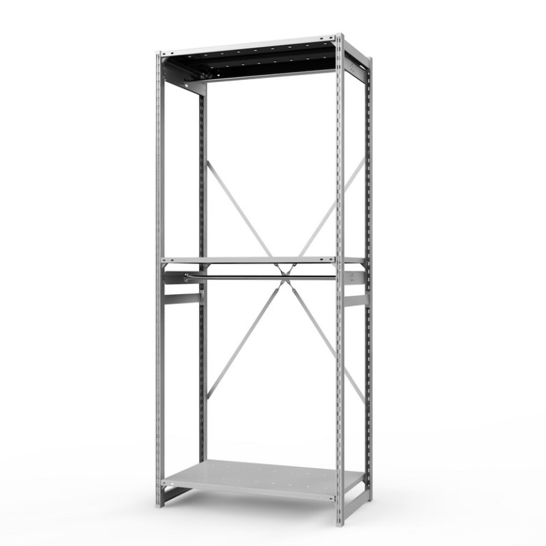 Стеллаж металлический ТСУ Универсал, 2500х1060х500 мм.Штанги: 2шт. Полки: металл усил. перф. 3 шт. купить в Москве