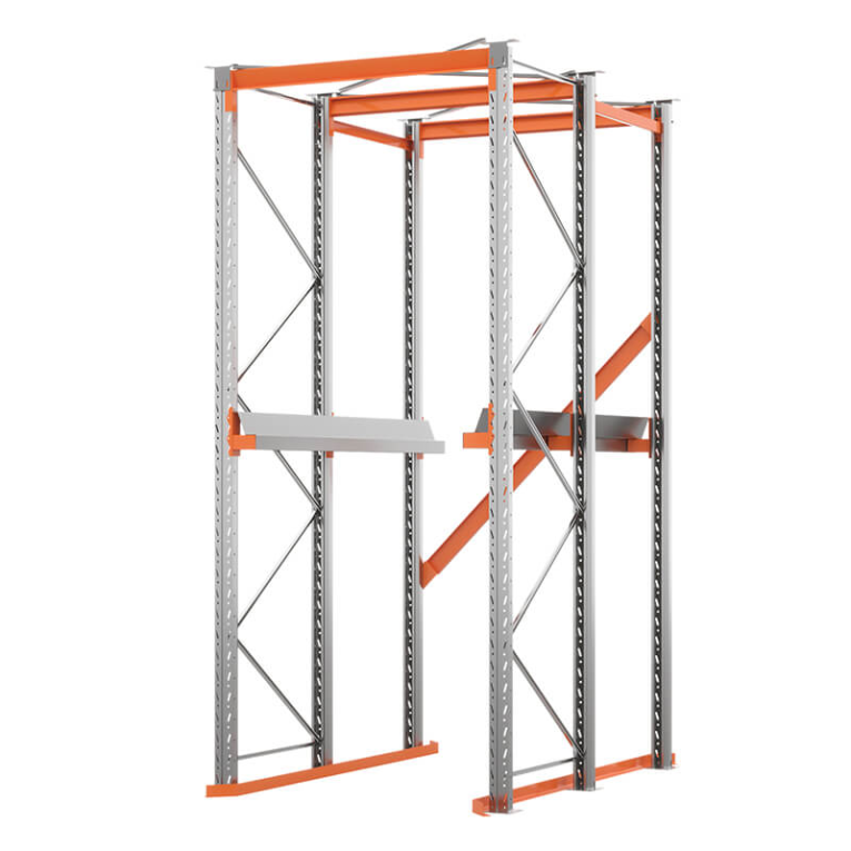 Стеллаж набивной паллетный (3000х1580х1800 мм), 1 линия, 2 яруса купить в Москве Стеллаж набивной паллетный (3000х1580х1800 мм), 1 линия, 2 яруса купить в Москве