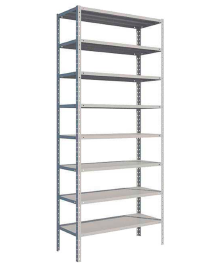 Стеллаж MS Strong 2750х1200х400 8 полок Стеллаж MS Strong 2750х1200х400 8 полок