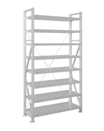 Стеллаж MS U 2000x1000x600 8 полок (200 кг, перф) Стеллаж MS U 2000x1000x600 8 полок (200 кг, перф)