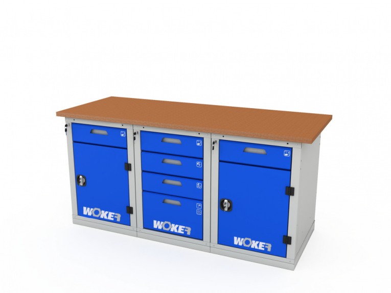 Верстак трехтумбовый WOKER PRO 3242.1800 купить в Москве
